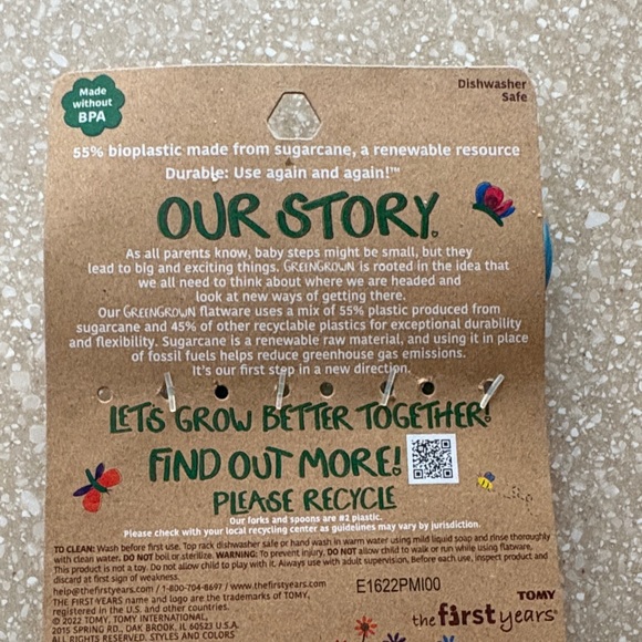 Green Sprouts Reusable Flatware Set - Picture 2 of 4